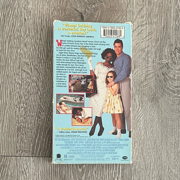 EUC “Corrina Corrina” Movie on VHS Tape released  1994 w/Ray Lolita & Whoopi - Picture 8 of 9